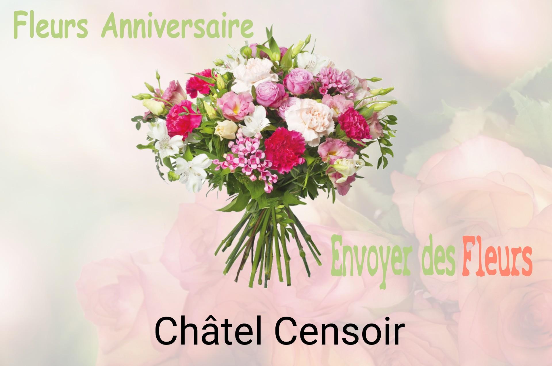 Bouquet de fleurs d’anniversaire livré à Châtel-Censoir