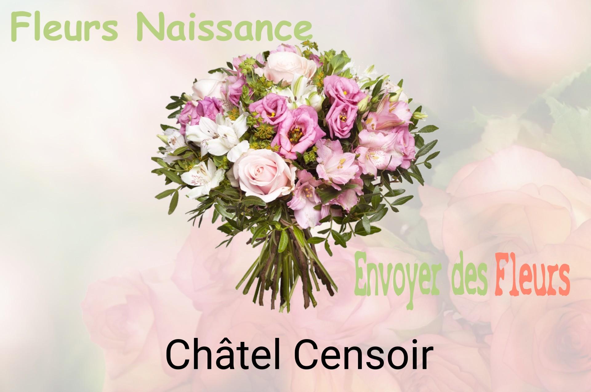 Bouquet de fleurs de naissance livré à Châtel-Censoir